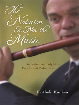 cover image of The Notation Is Not the Music